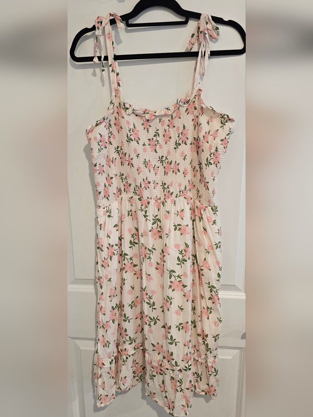 Draper James Pink Floral Dress with Pockets
